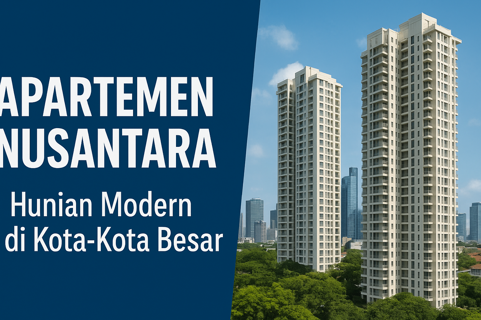 Apartemen Nusantara | Hunian Modern di Kota-Kota Besar