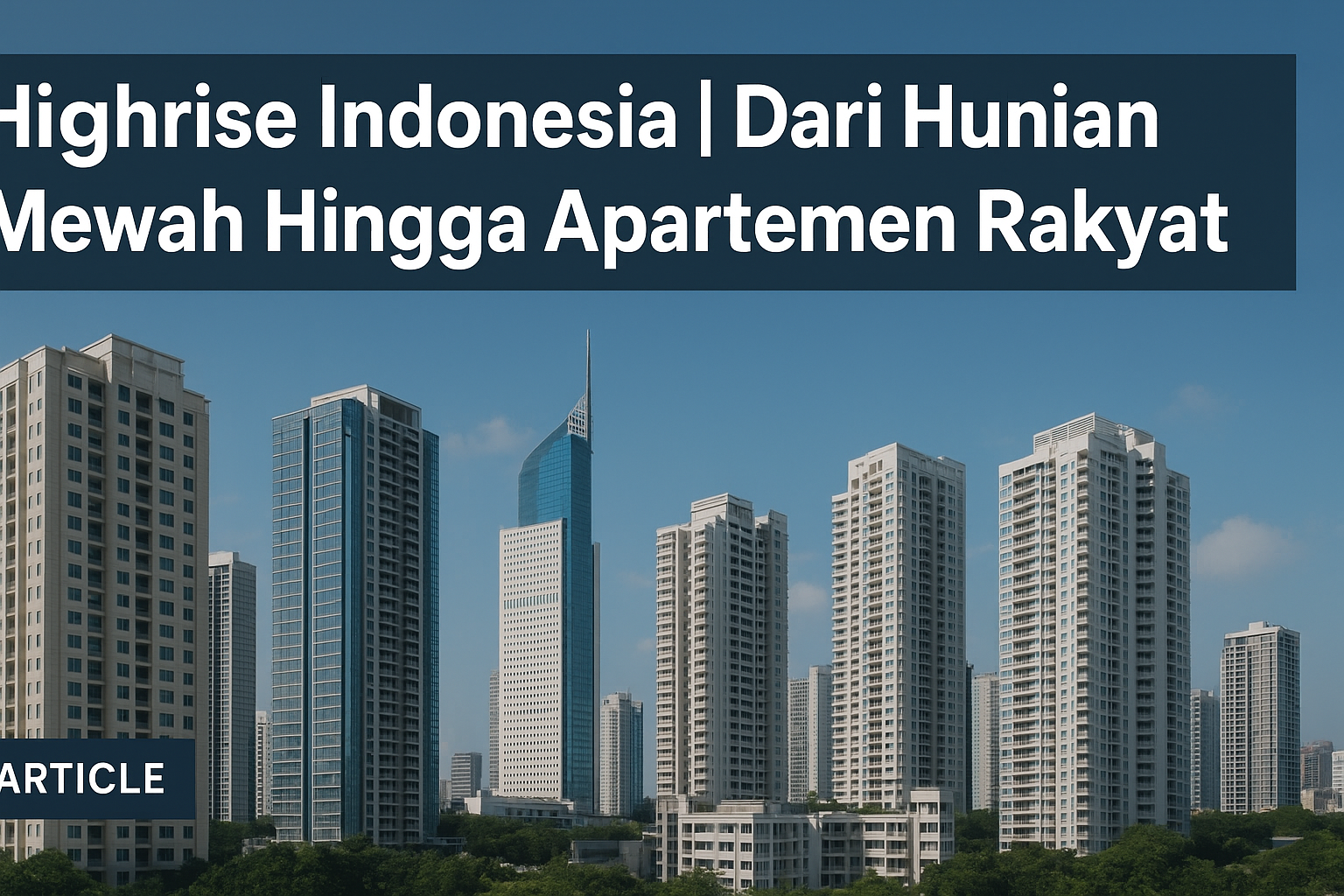 Highrise Indonesia | Dari Hunian Mewah Hingga Apartemen Rakyat